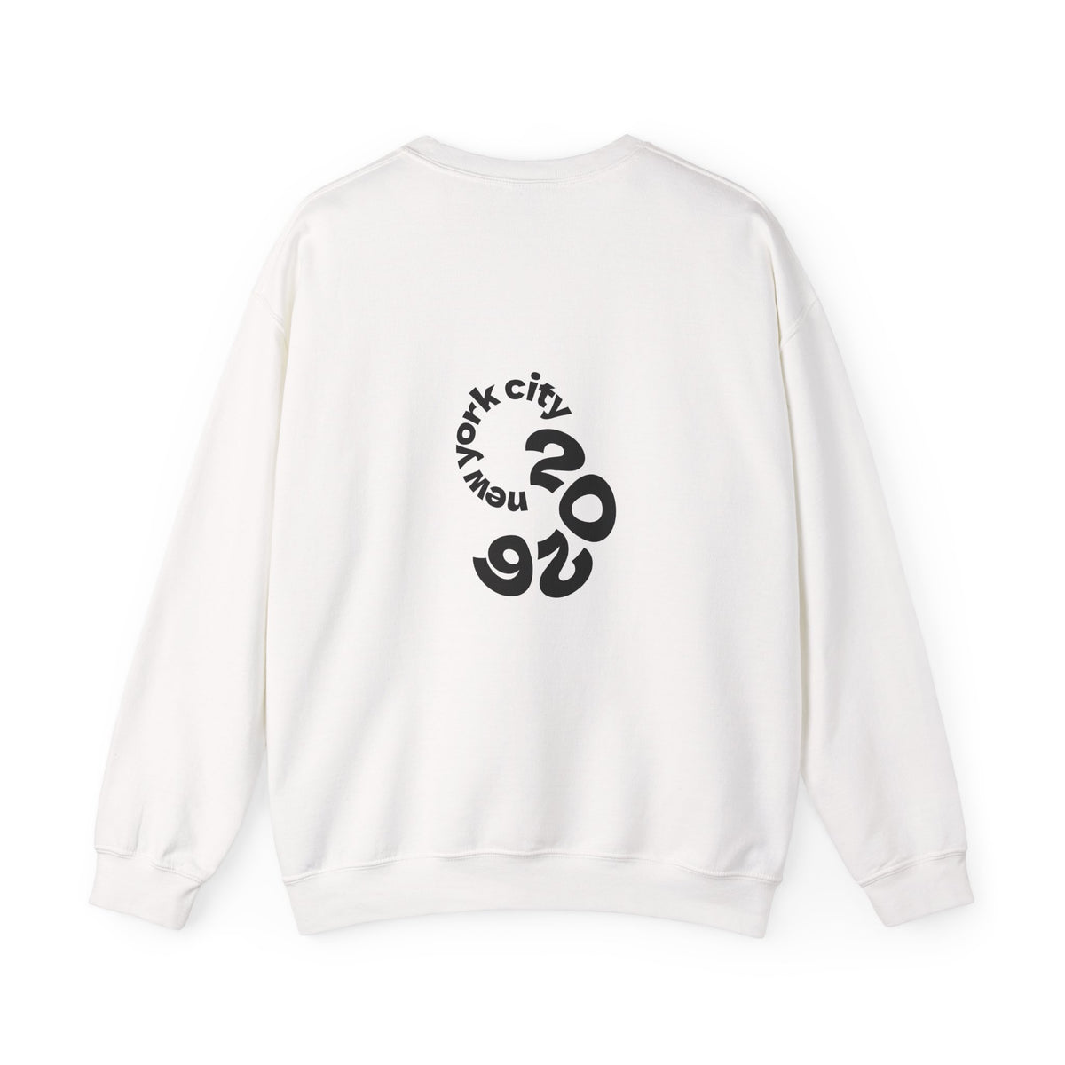 New York City Graphic Crewneck Sweatshirt — Upper East Side Statue of Liberty Design