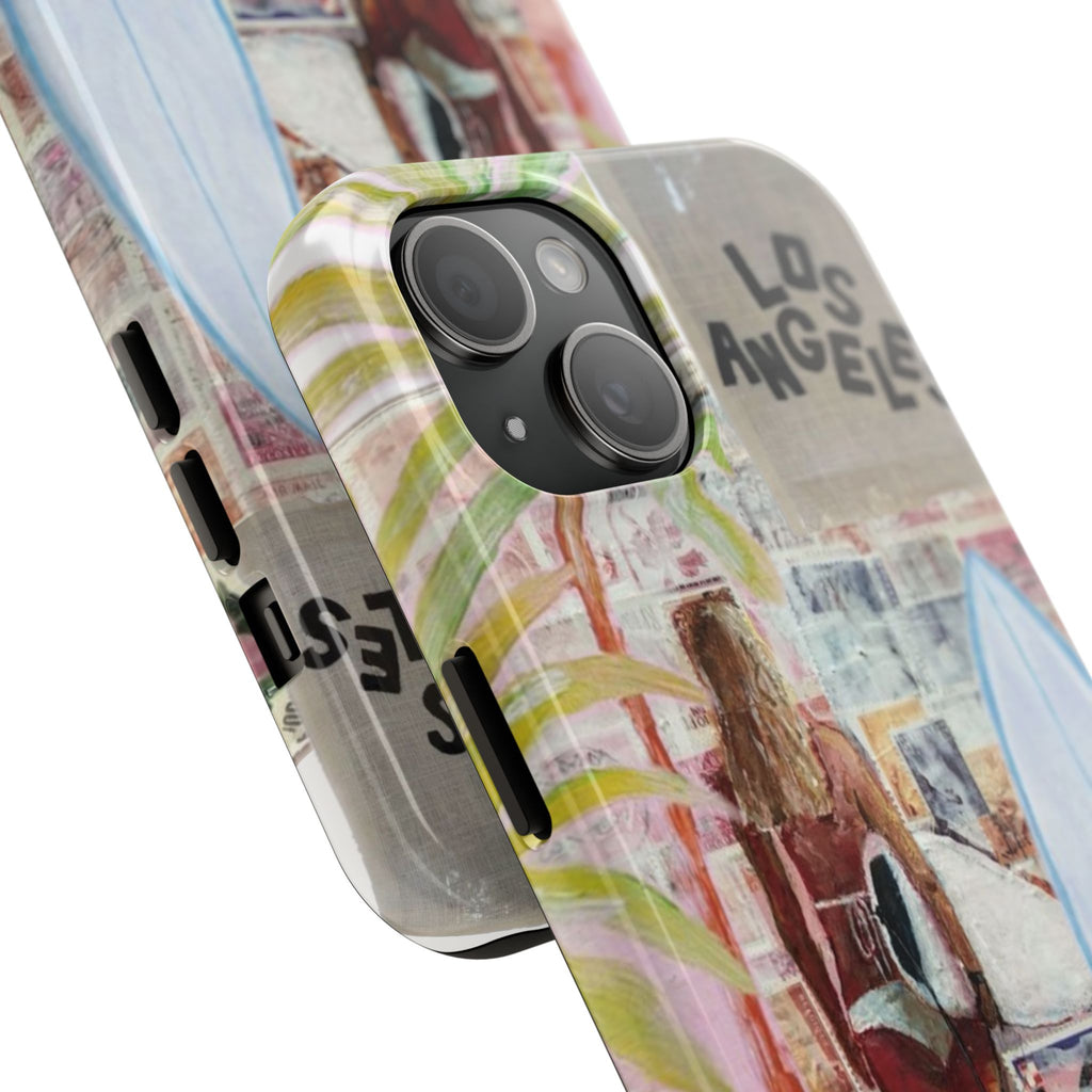 Los Angeles Surf Phone Case — Tough Protective iPhone Case with Beach Collage Design