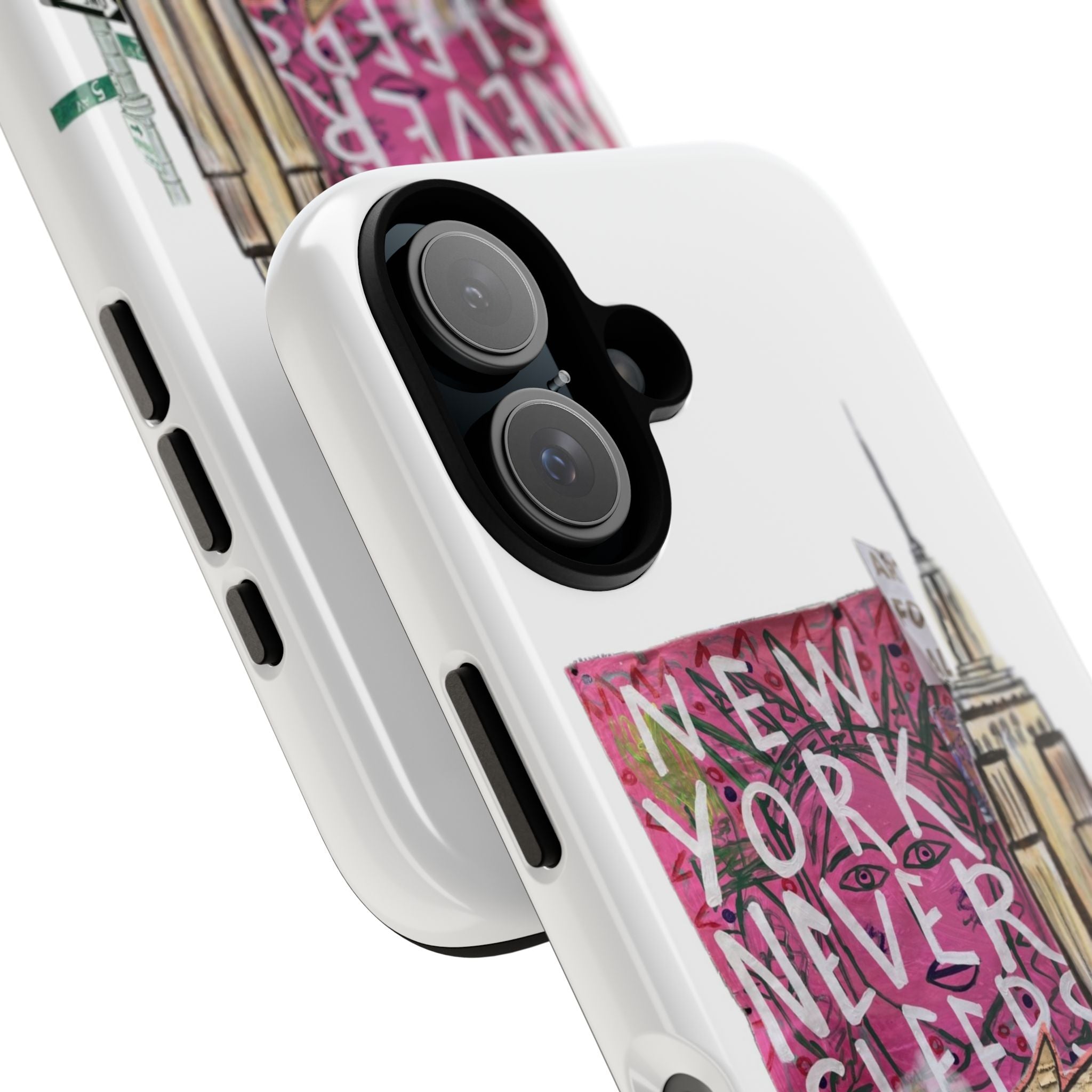 New York Never Sleeps Phone Case — NYC Skyline Protective Case