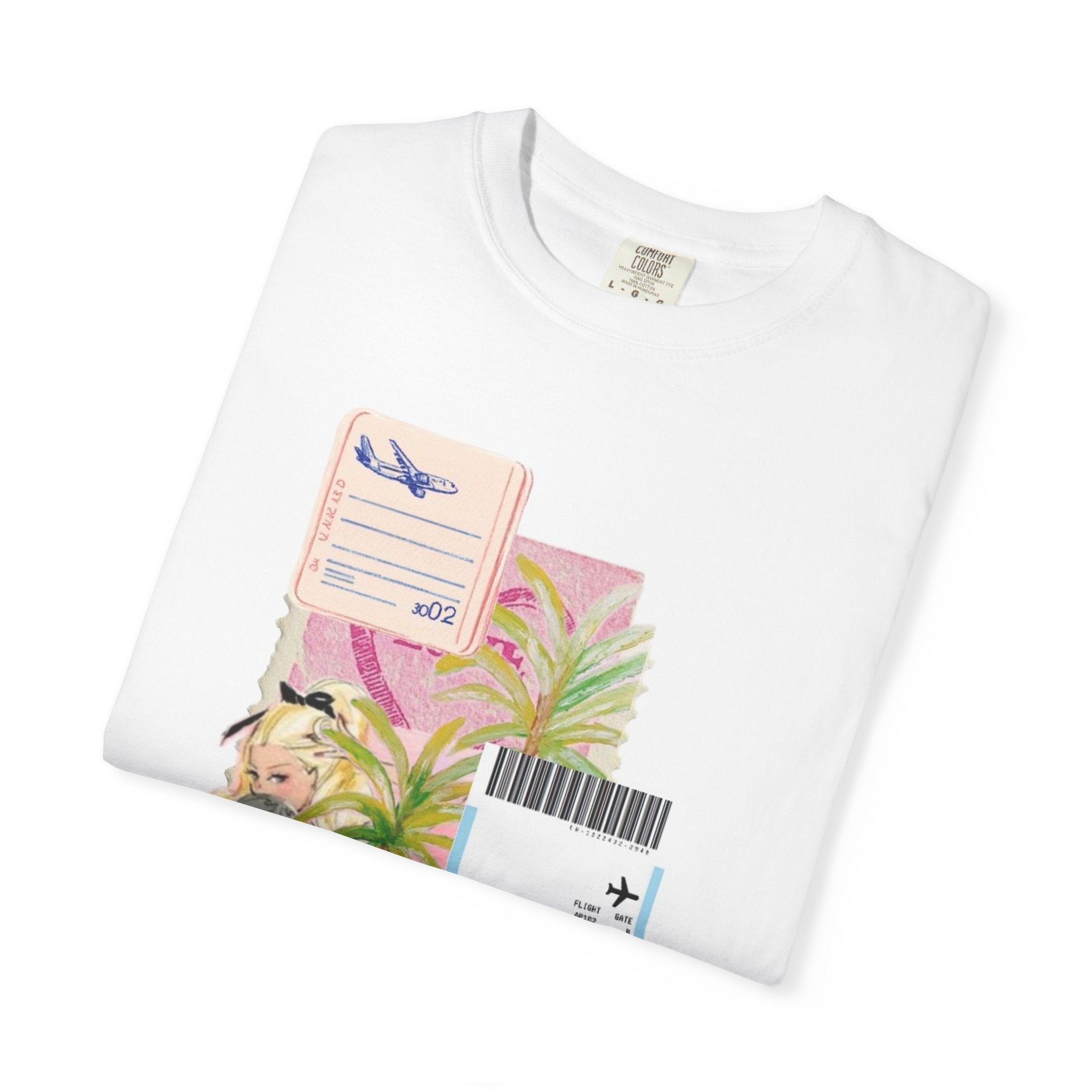 Los Angeles Vintage Ticket T-Shirt — 'If Lost, Please Return to 9641 Sunset Blvd' Graphic Tee