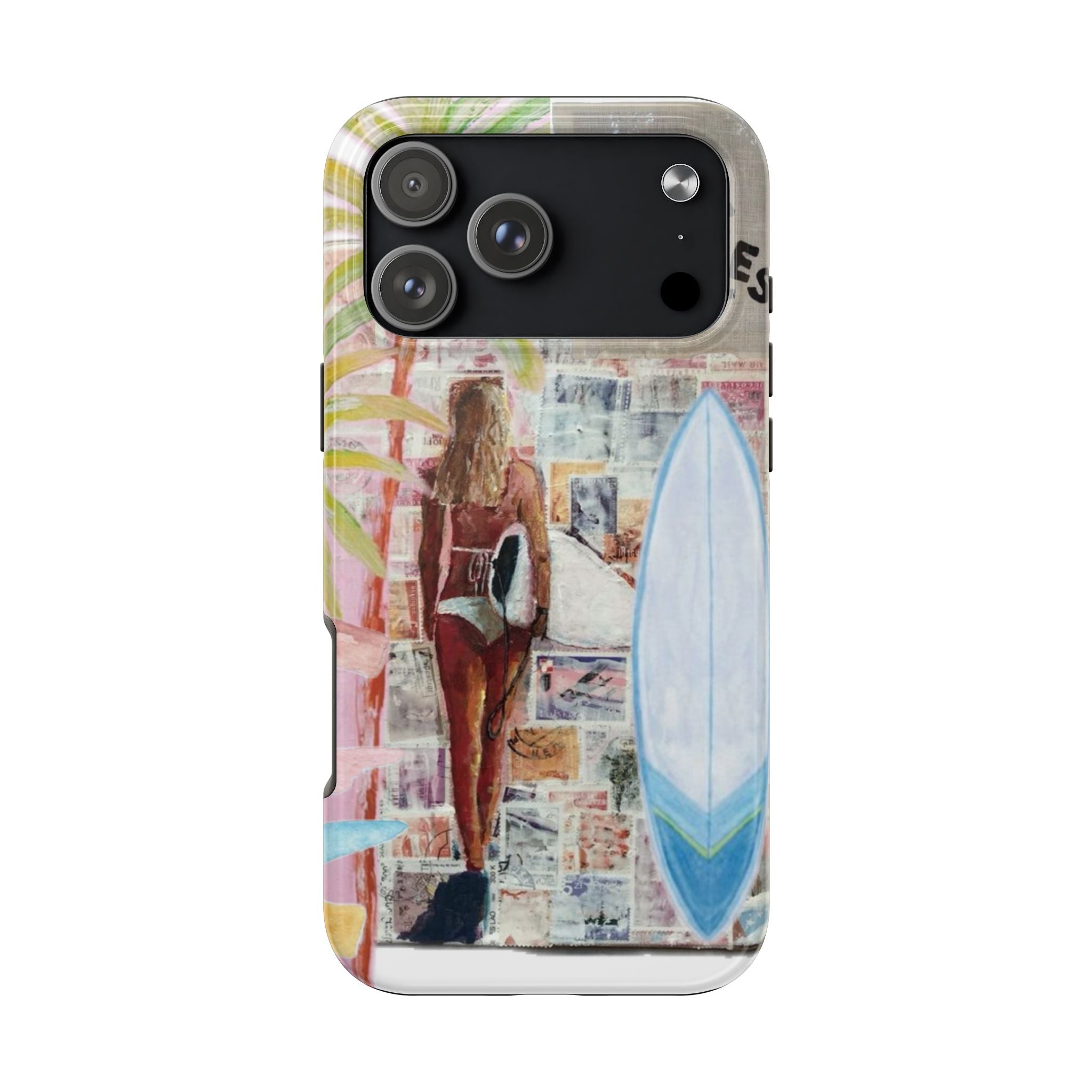 Los Angeles Surf Phone Case — Tough Protective iPhone Case with Beach Collage Design