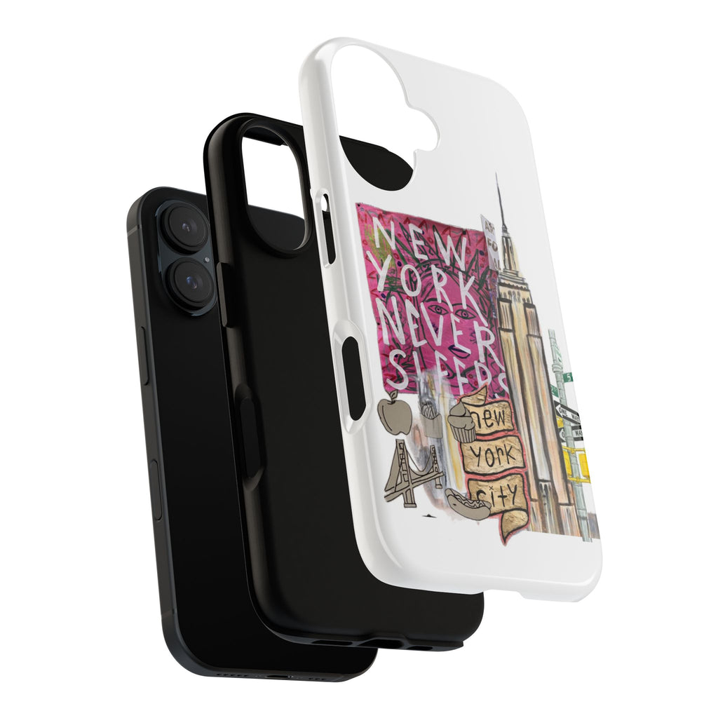 New York Never Sleeps Phone Case — NYC Skyline Protective Case