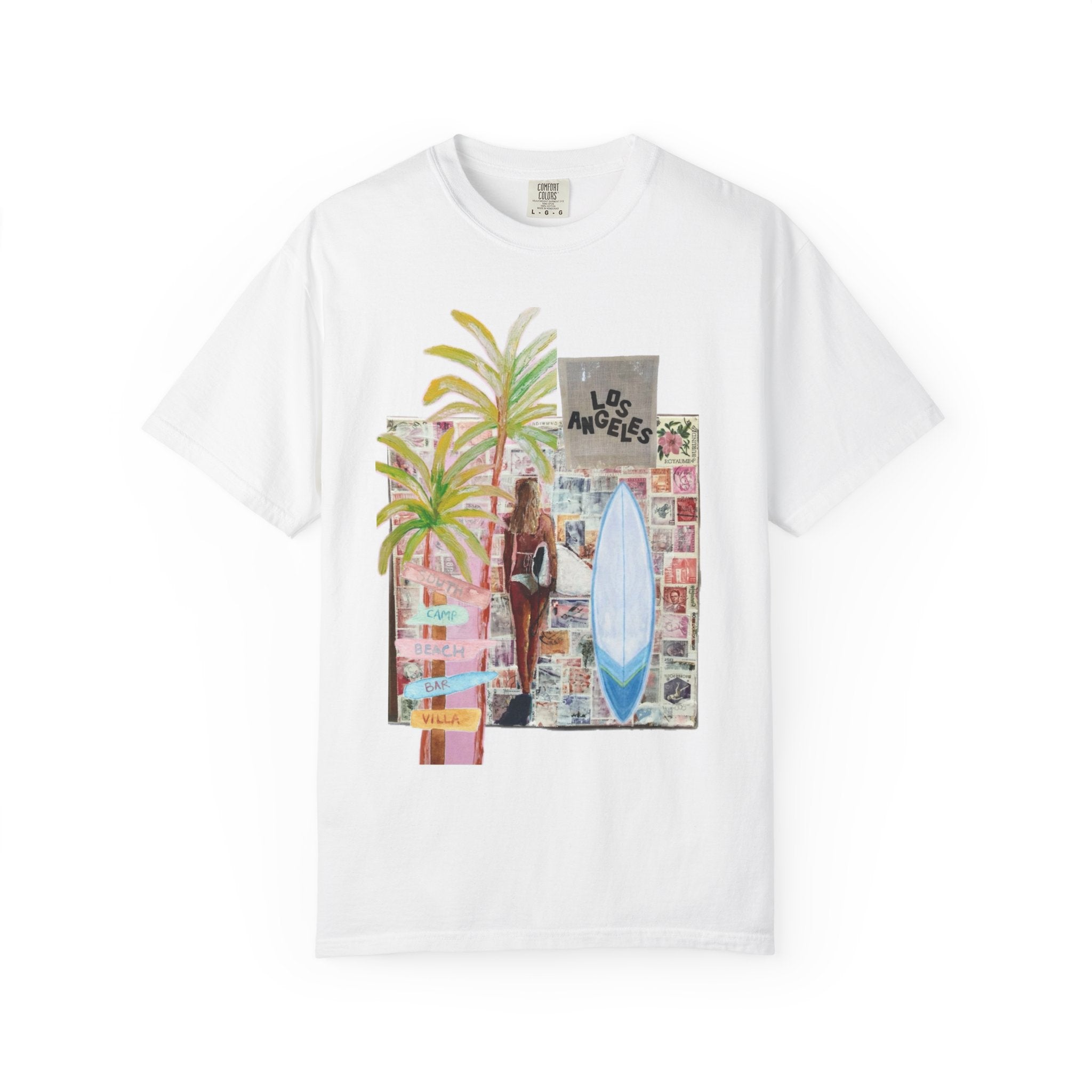Los Angeles Surf Collage T-Shirt