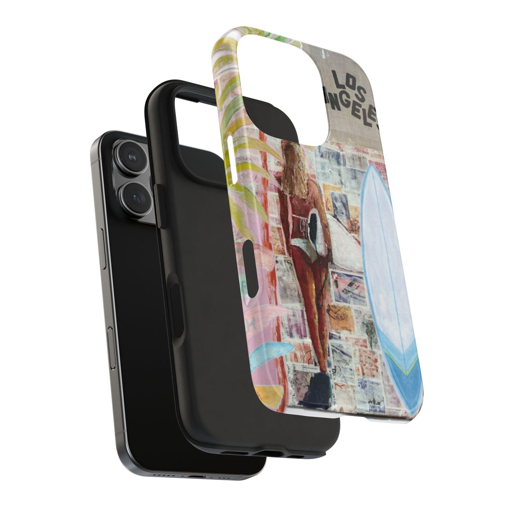 Los Angeles Surf Phone Case — Tough Protective iPhone Case with Beach Collage Design