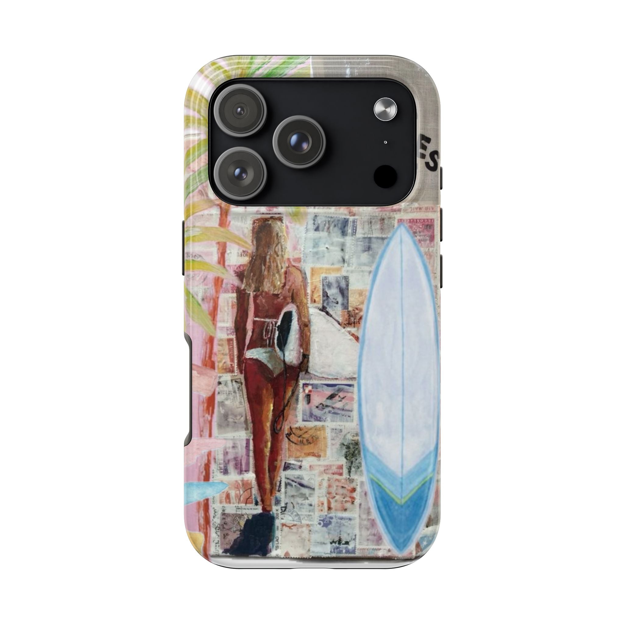 Los Angeles Surf Phone Case — Tough Protective iPhone Case with Beach Collage Design