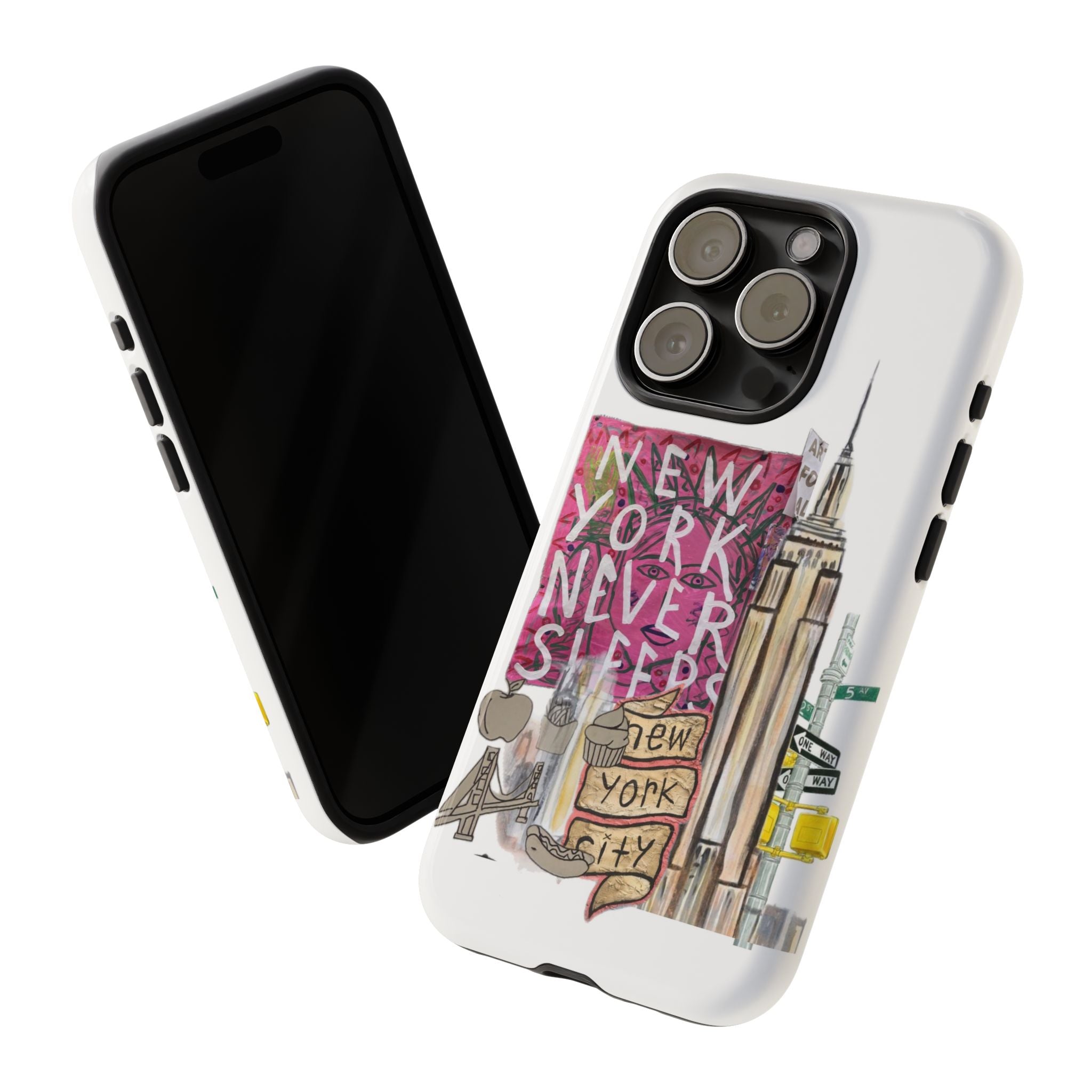 New York Never Sleeps Phone Case — NYC Skyline Protective Case