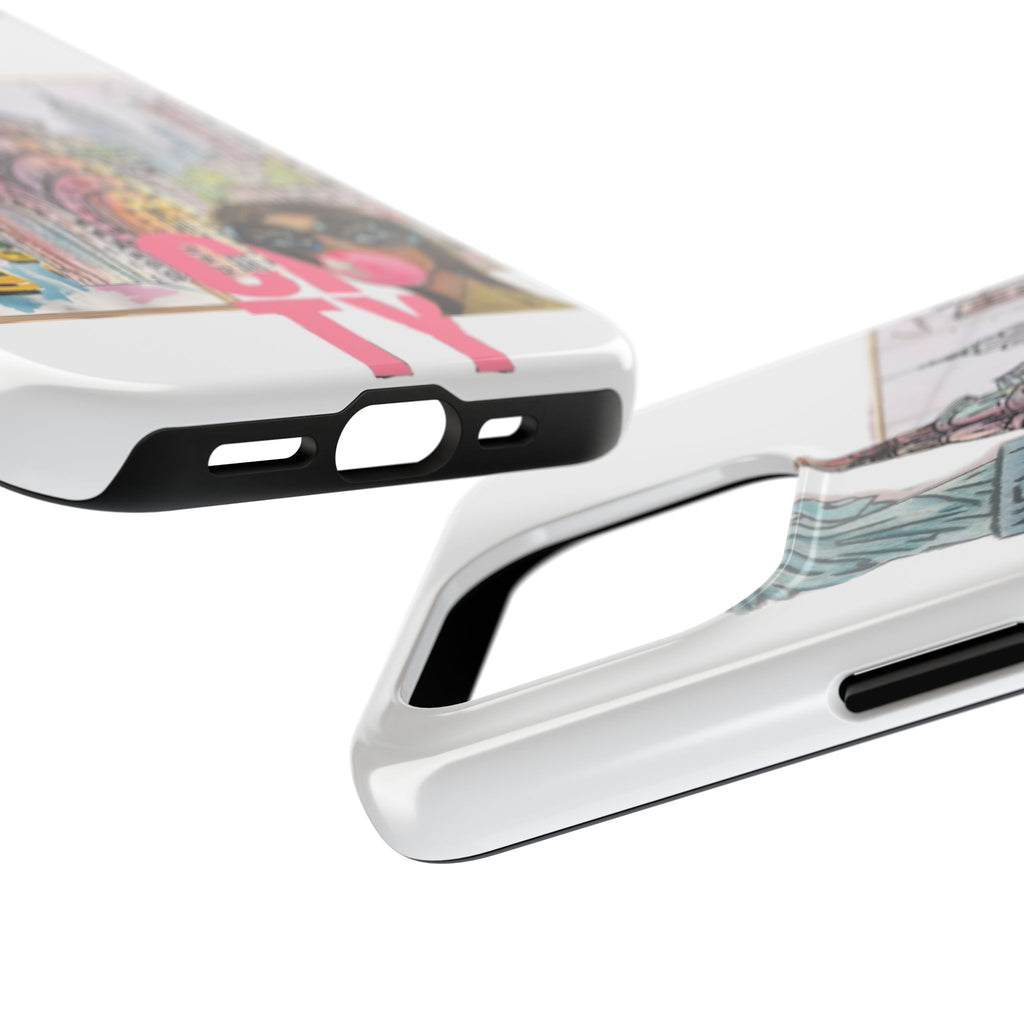 NYC Cityscape Tough Phone Case — Chic Urban Landmark Design