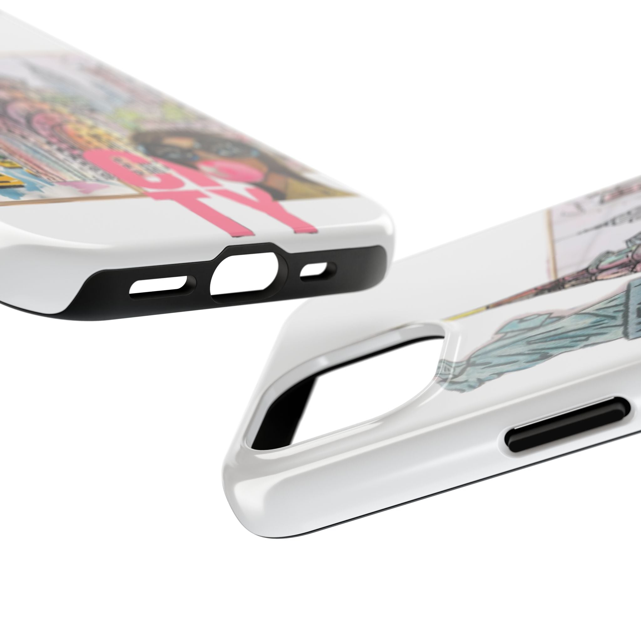 NYC Cityscape Tough Phone Case — Chic Urban Landmark Design