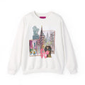 New York City Collage Crewneck Sweatshirt — NYC Landmarks Graphic Pullover