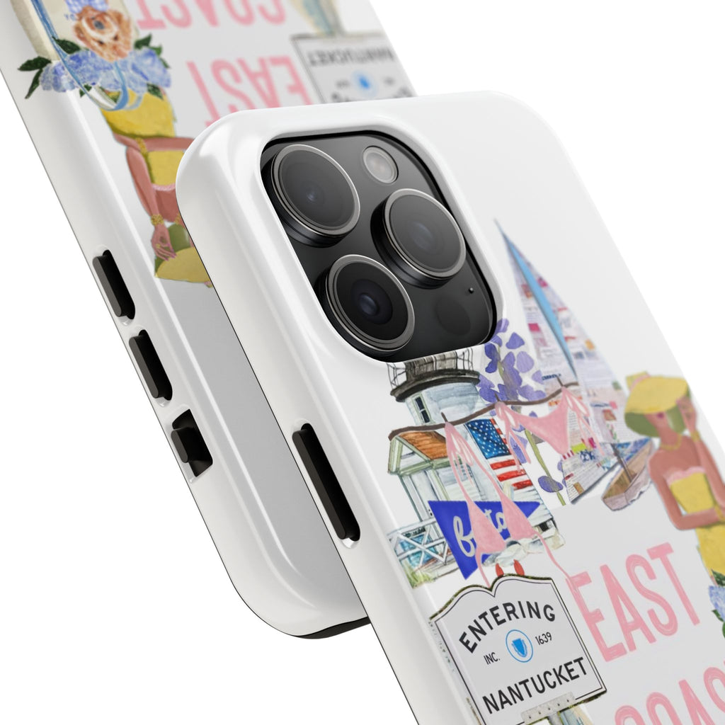 East Coast Collage Tough Phone Case — Cape Cod & Nantucket Beach Vibes