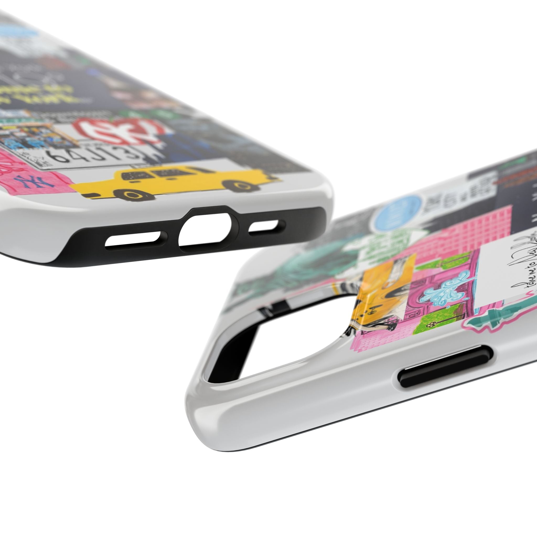 New York Collage Tough Phone Case — 'Welcome to New York' Cityscape Design