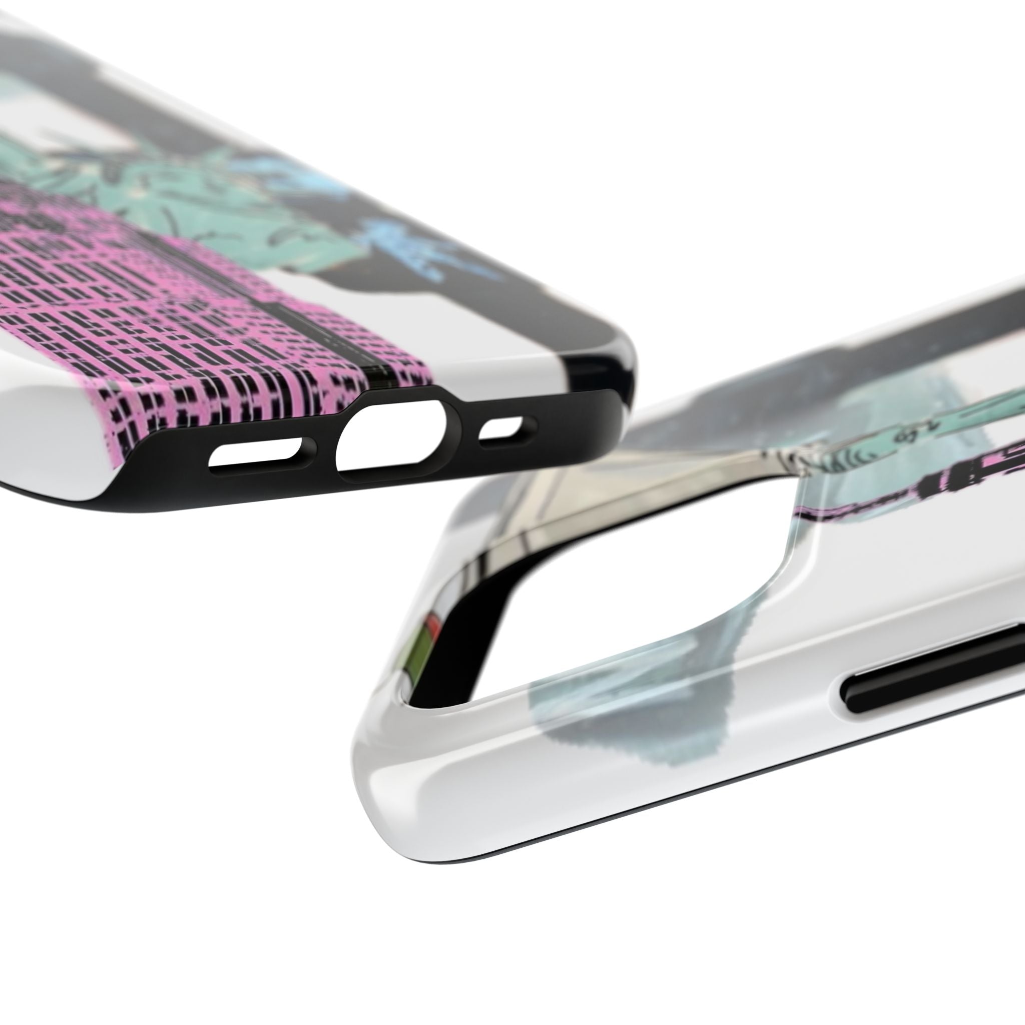 Tough Phone Case — Pop Art New York City Phone Cover (Statue of Liberty & Empire State)