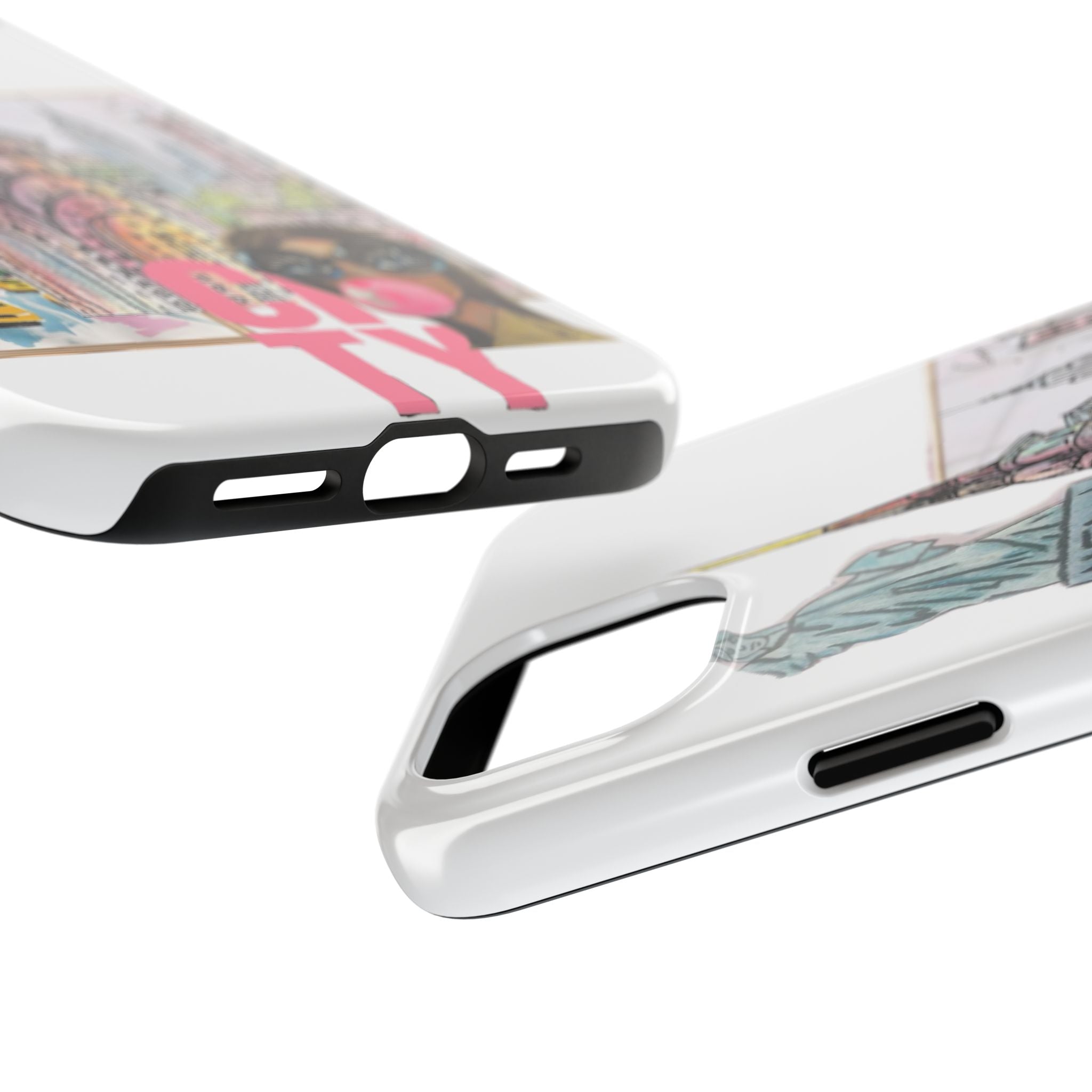 NYC Cityscape Tough Phone Case — Chic Urban Landmark Design