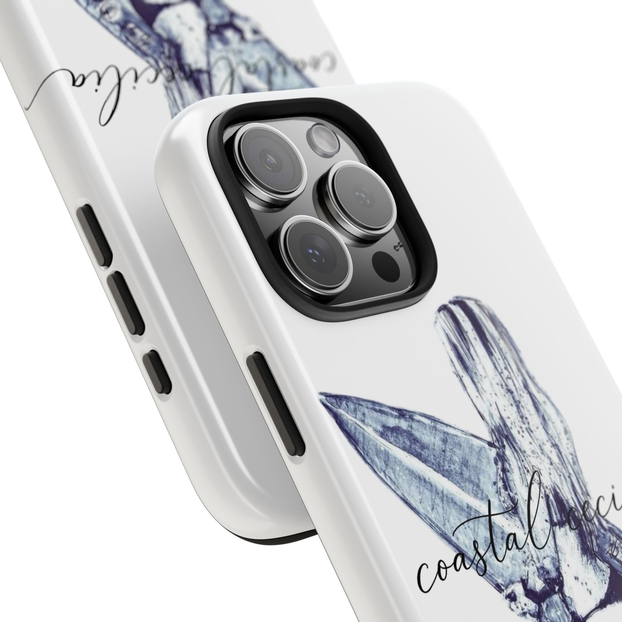 Coastal Cecilia Surf Girl Tough Phone Cases