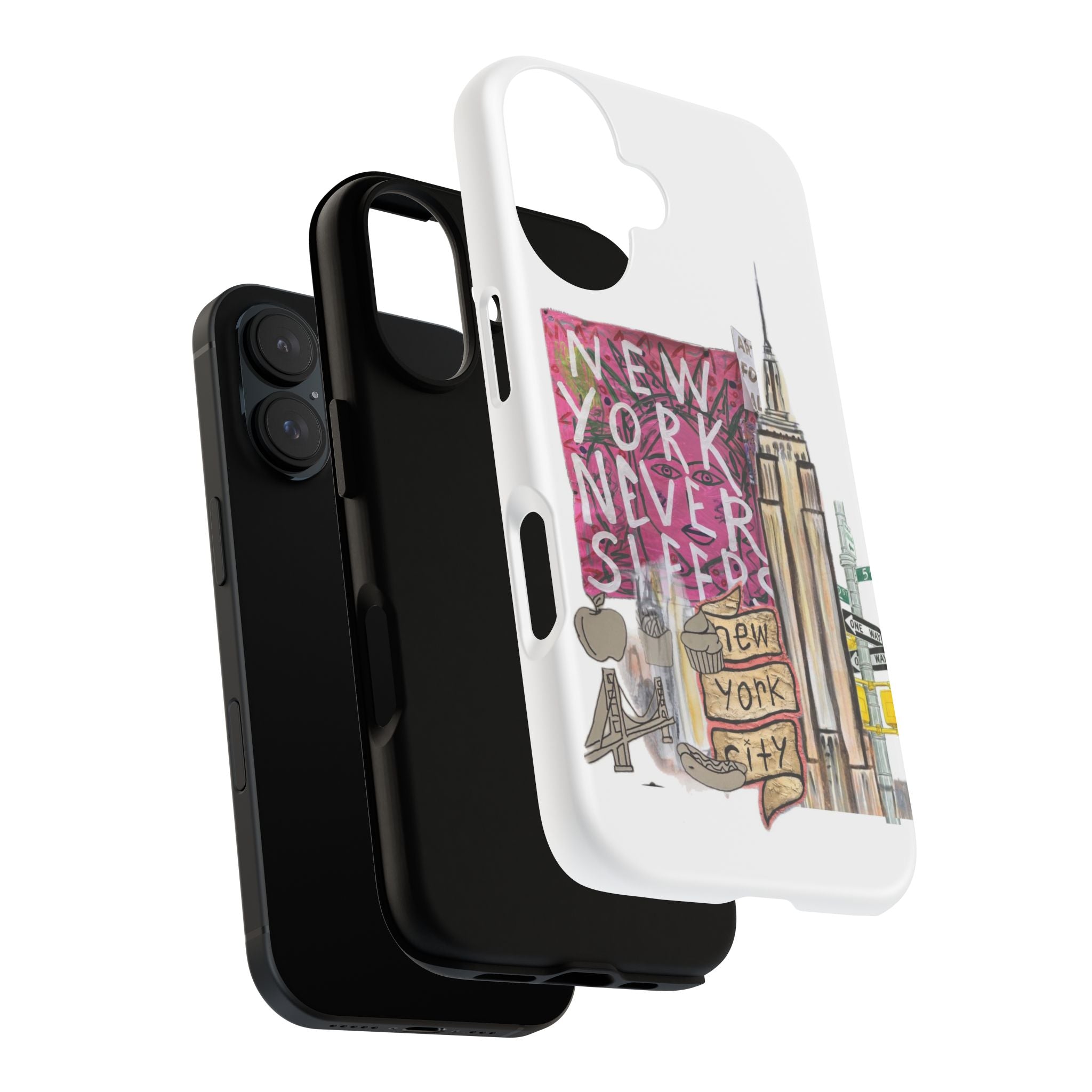 New York Never Sleeps Phone Case — NYC Skyline Protective Case