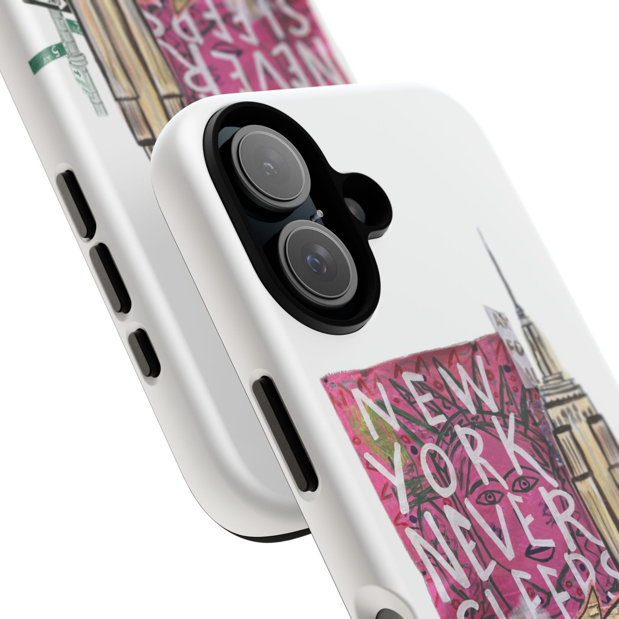 New York Never Sleeps Phone Case — NYC Skyline Protective Case