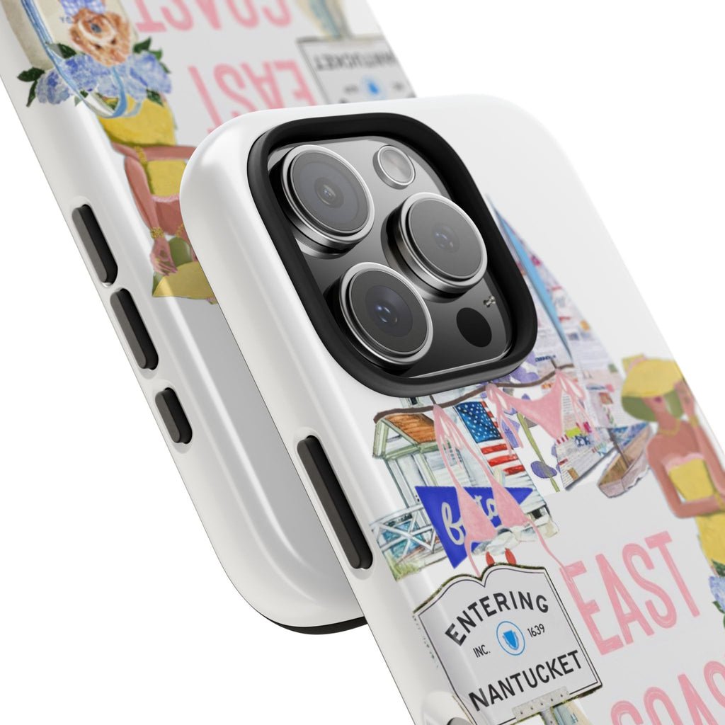 East Coast Collage Tough Phone Case — Cape Cod & Nantucket Beach Vibes