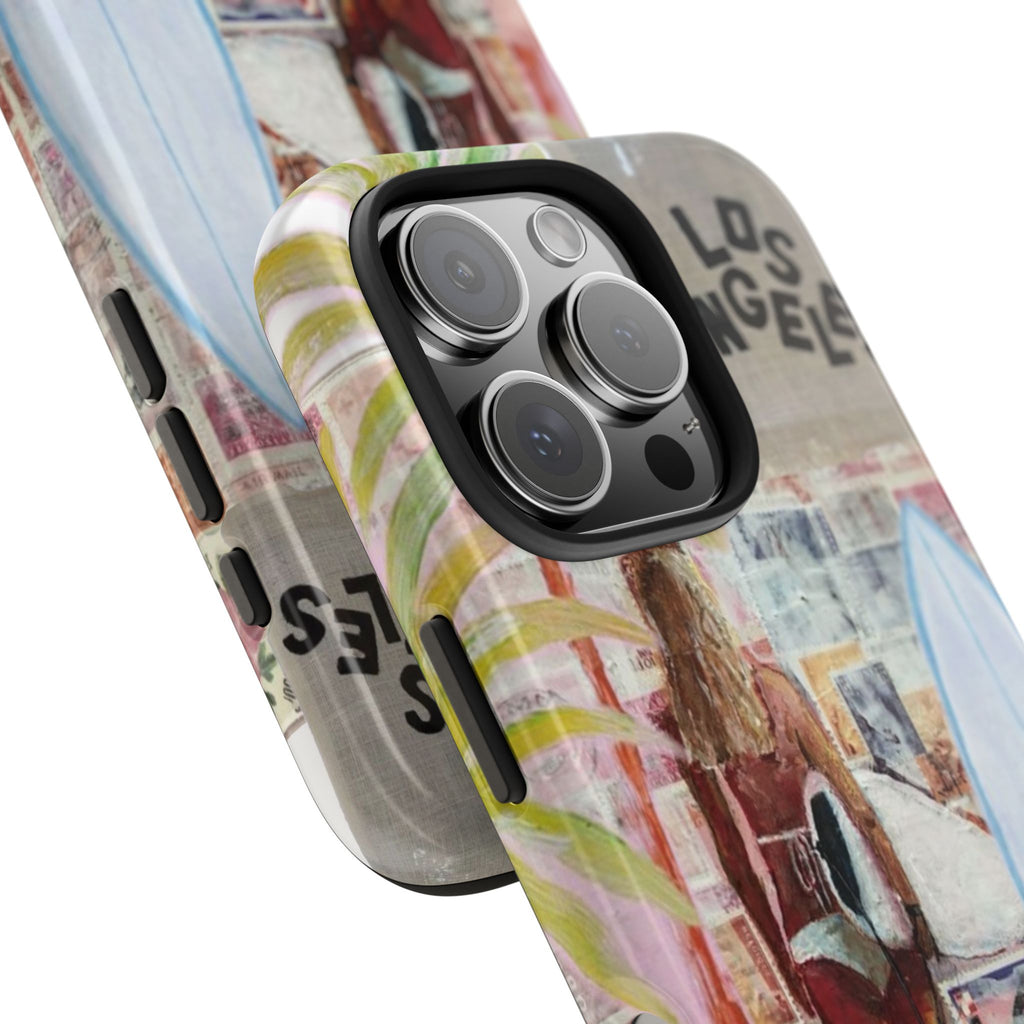 Los Angeles Surf Phone Case — Tough Protective iPhone Case with Beach Collage Design
