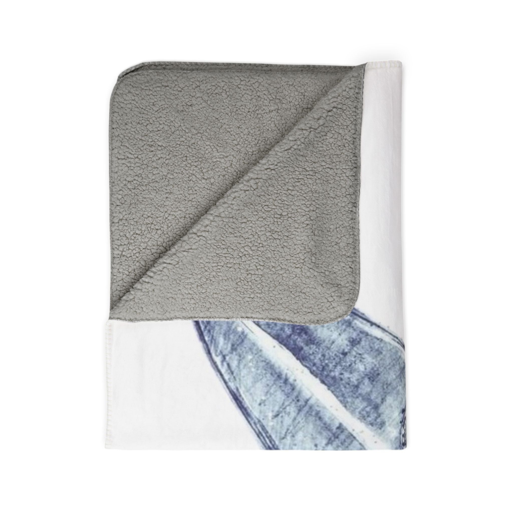 Coastal Cecilia Surf Fleece Sherpa Blanket — Coastal Surfboard Design