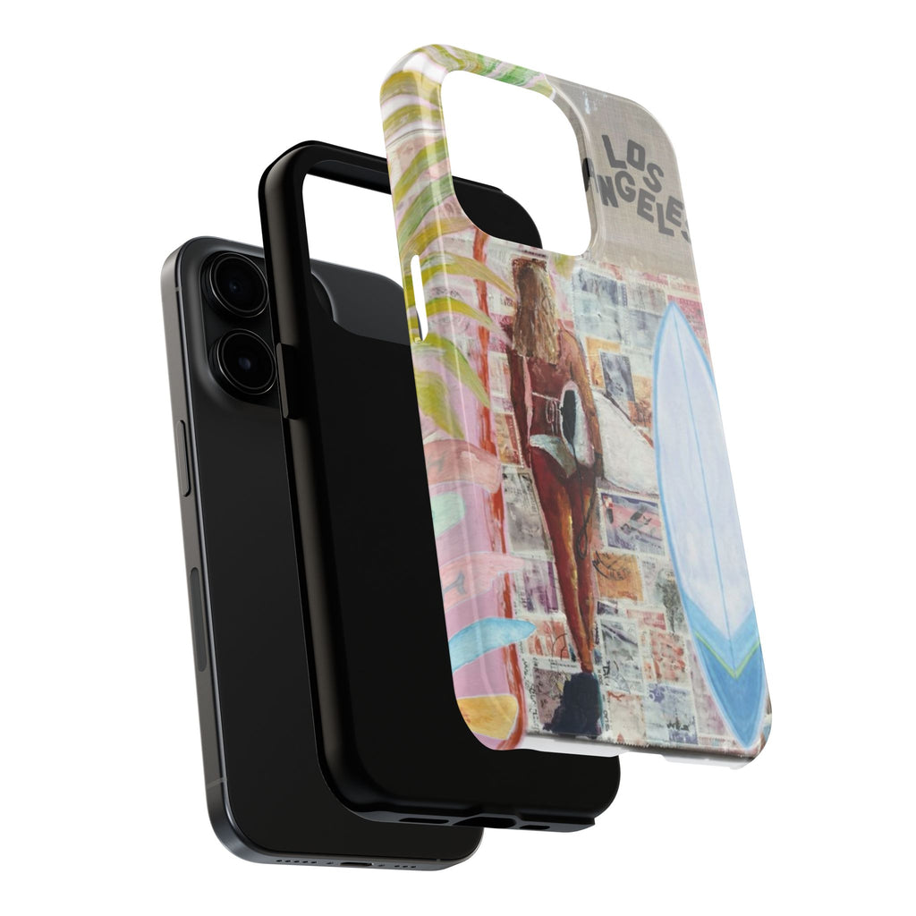 Los Angeles Surf Phone Case — Tough Protective iPhone Case with Beach Collage Design