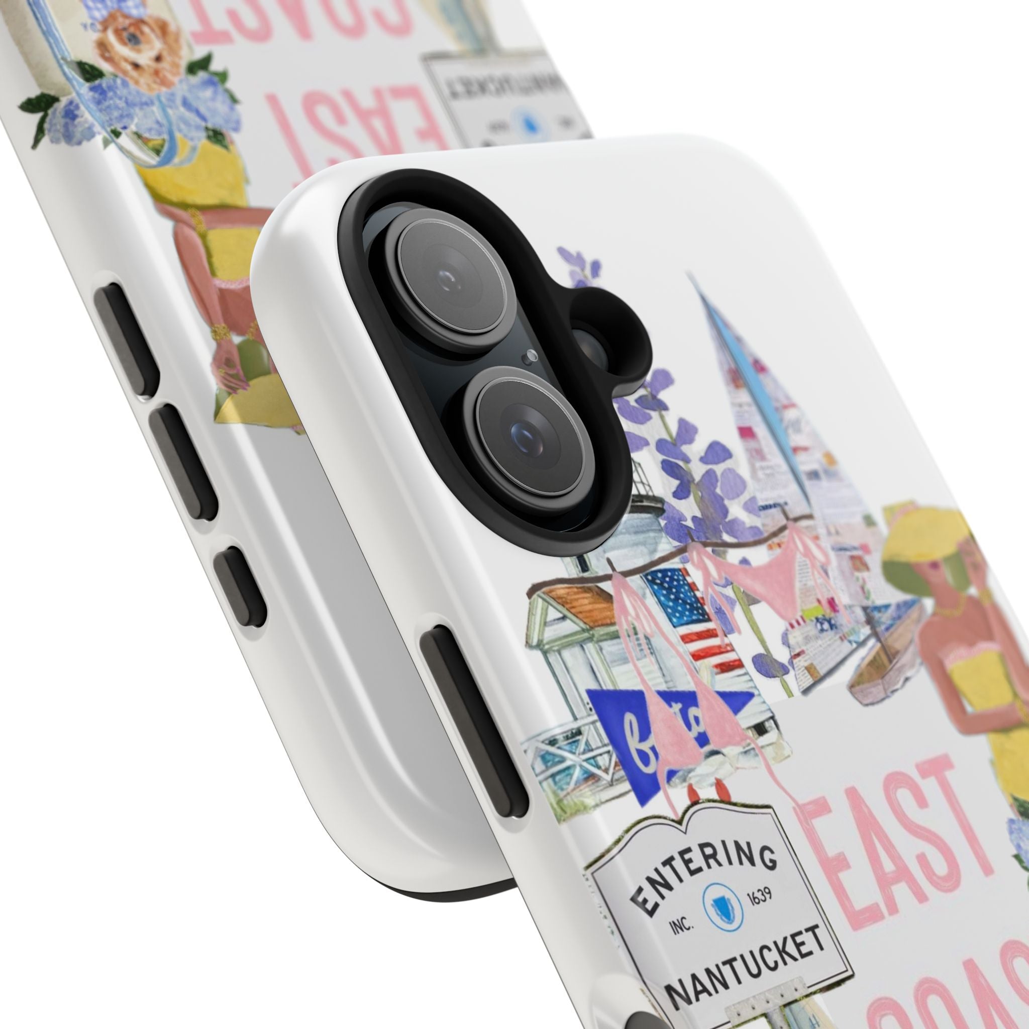 East Coast Collage Tough Phone Case — Cape Cod & Nantucket Beach Vibes