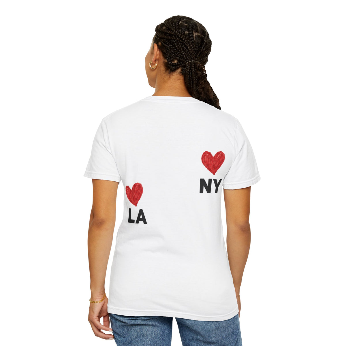 LA  NY Graphic T-Shirt — City Love Tee