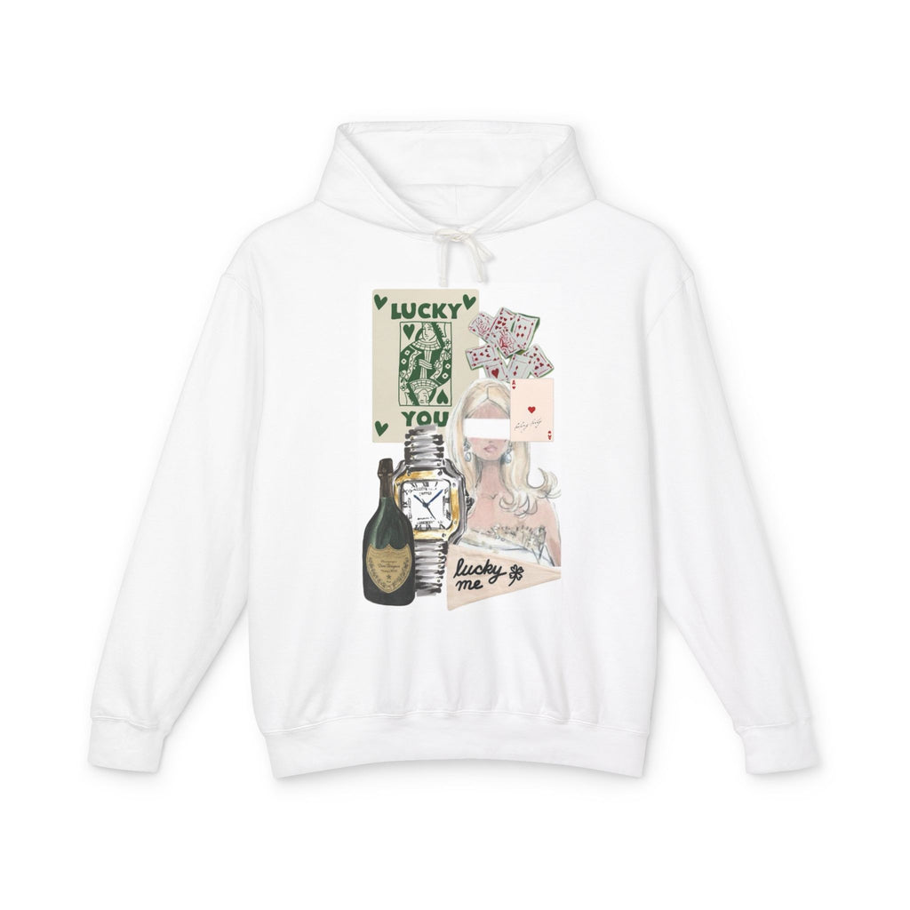 Lucky Me Hoodie — 'Lucky Me, Xoxo' Graphic Pullover