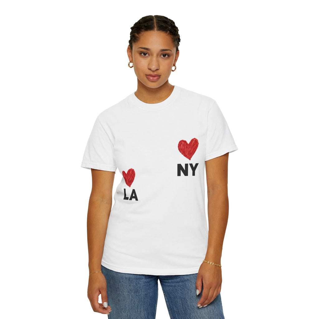 LA  NY Graphic T-Shirt — City Love Tee