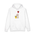Cute Bunny & Strawberry Hoodie — Floral Plant Lover Hoodie