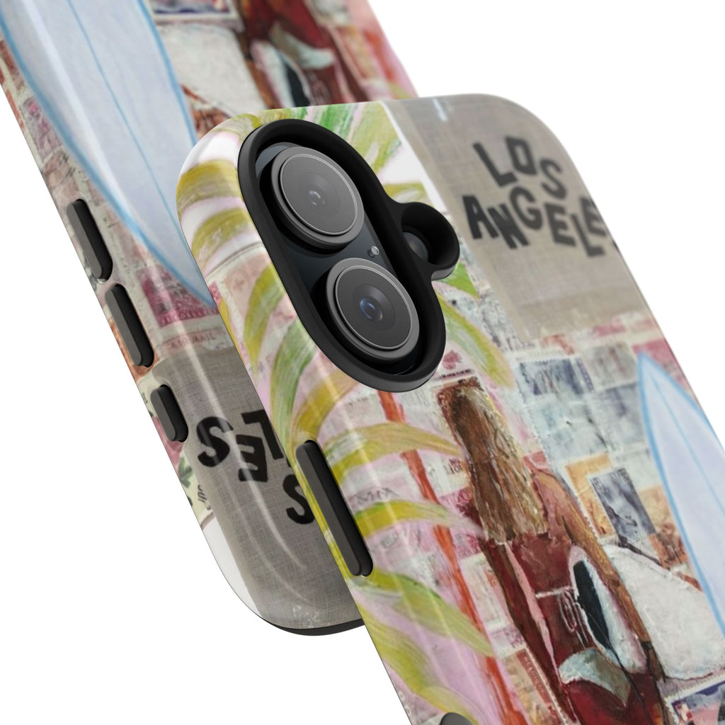 Los Angeles Surf Phone Case — Tough Protective iPhone Case with Beach Collage Design