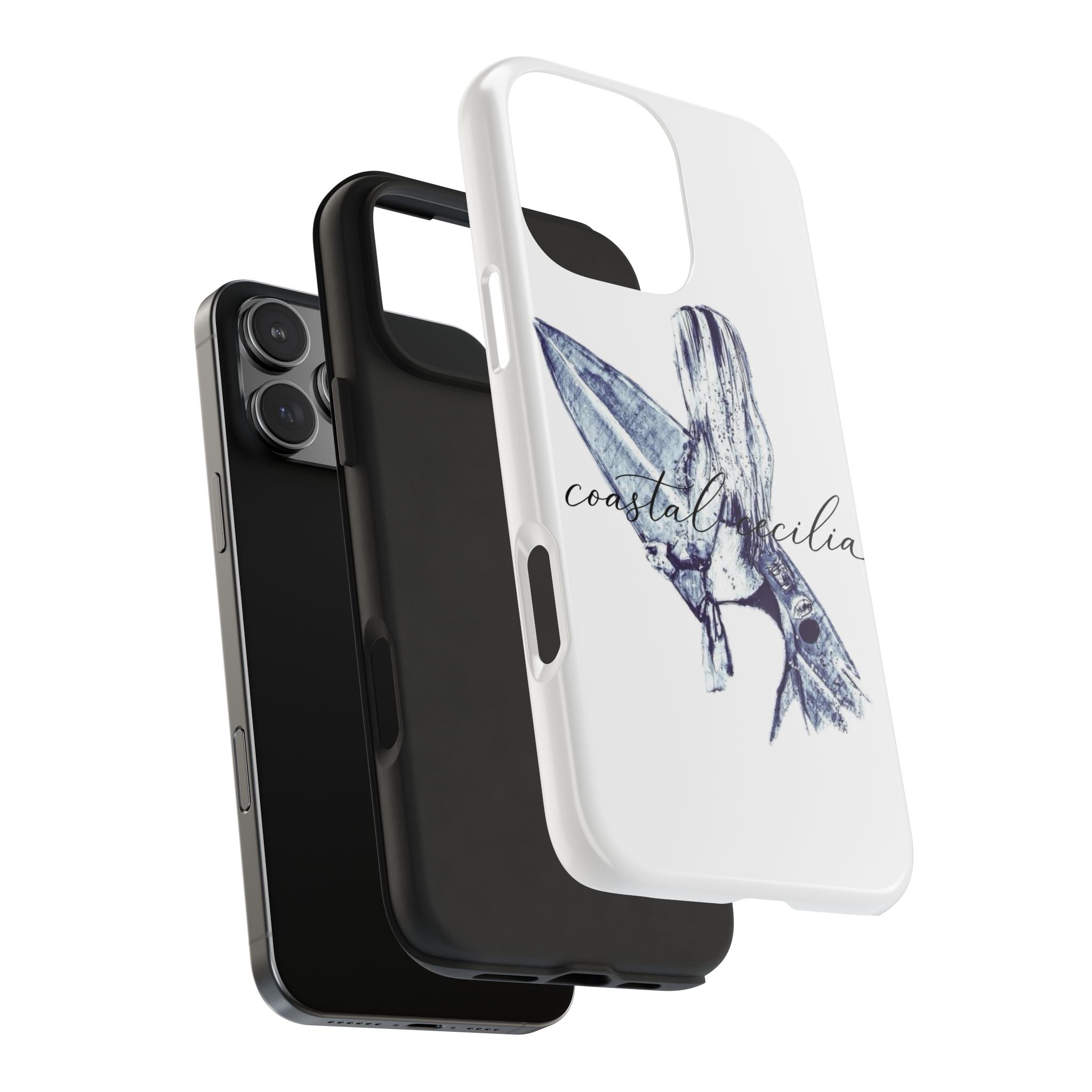 Coastal Cecilia Surf Girl Tough Phone Cases