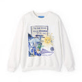Beach Road Crewneck Sweatshirt — 'To the Beach / Alla Spiaggia' Vintage Sun Graphic