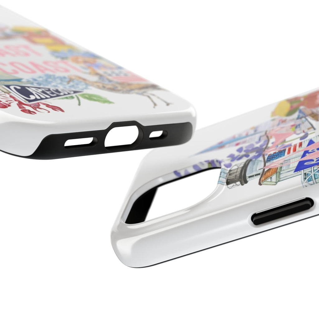East Coast Collage Tough Phone Case — Cape Cod & Nantucket Beach Vibes