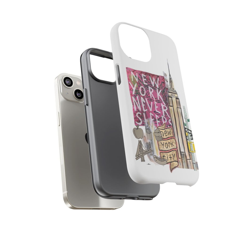 New York Never Sleeps Phone Case — NYC Skyline Protective Case